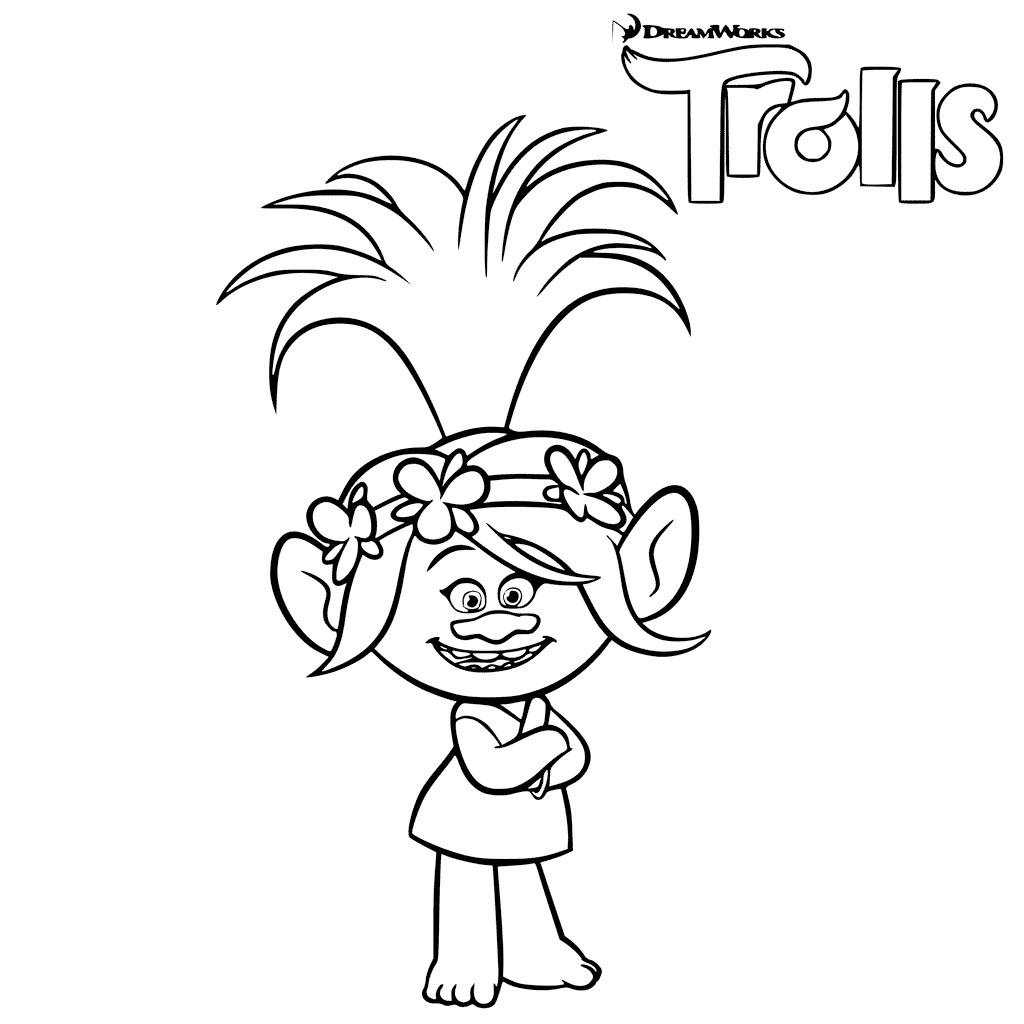 Trolls Free Coloring Pages
 Trolls Movie Coloring Pages Best Coloring Pages For Kids