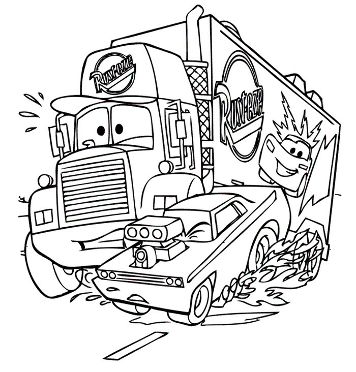 Trucks Coloring Pages For Kids
 Free Printable Monster Truck Coloring Pages For Kids