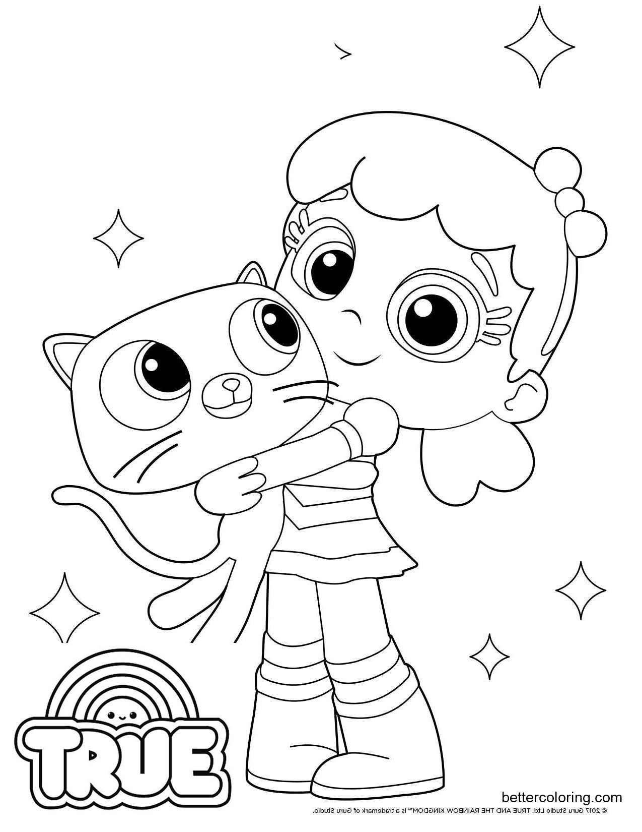 True And The Rainbow Kingdom Coloring Pages
 True and the Rainbow Kingdom Coloring Pages True and