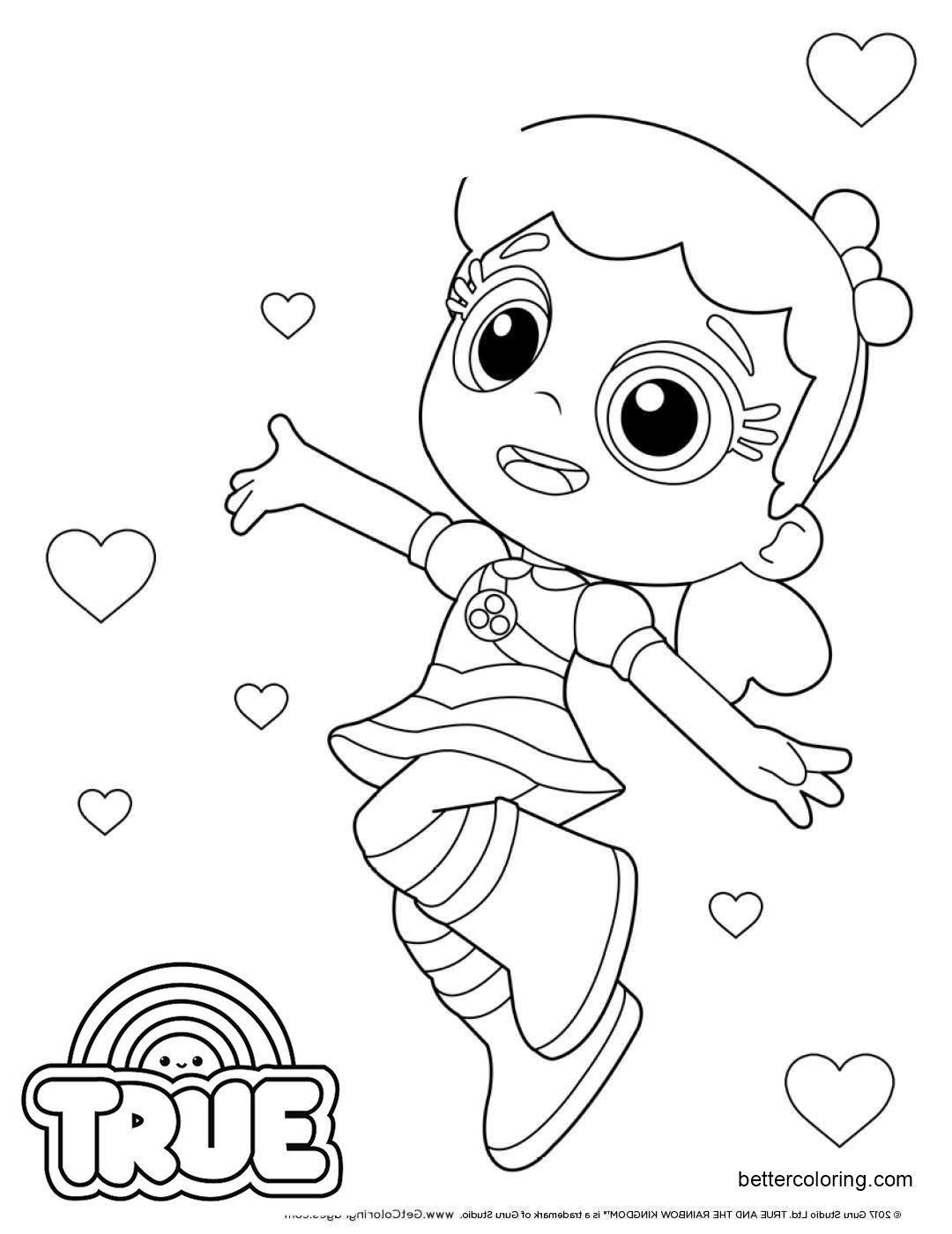 True And The Rainbow Kingdom Coloring Pages
 True and the Rainbow Kingdom Coloring Pages Clip Art