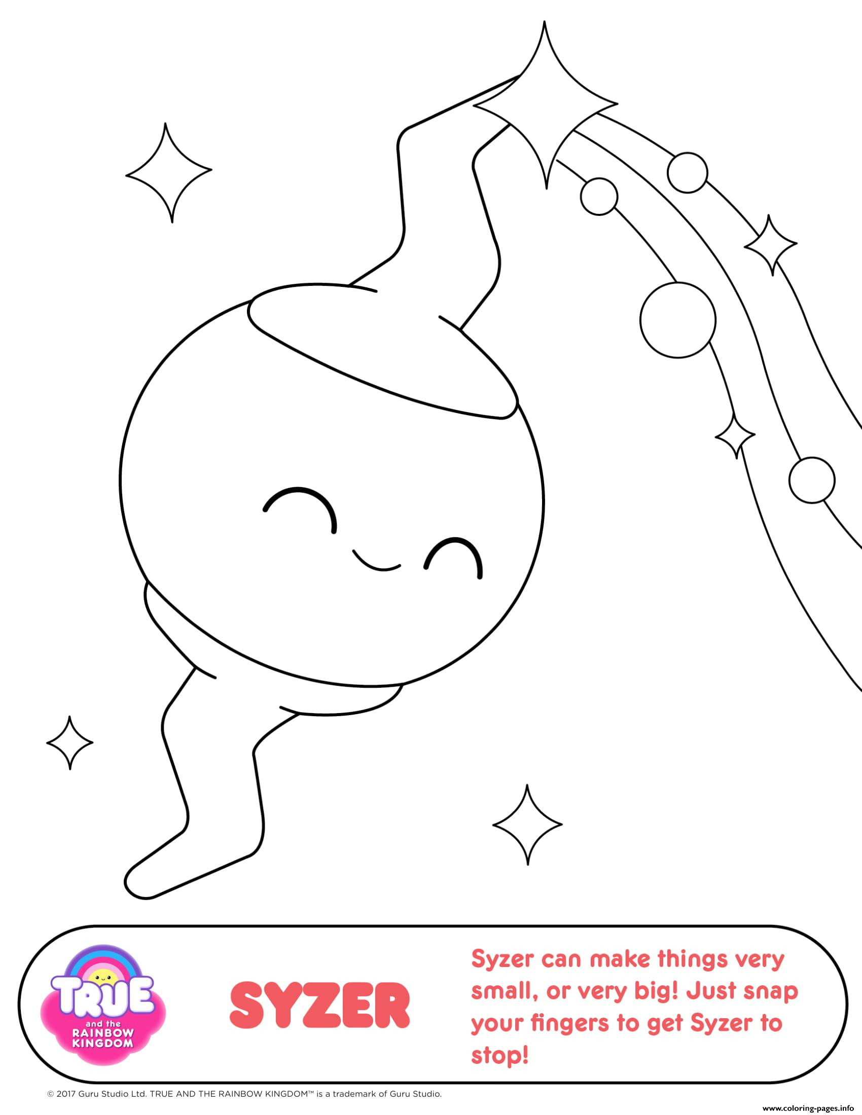 True And The Rainbow Kingdom Coloring Pages
 Syzer 2 1 True And The Rainbow Kingdom Coloring Pages