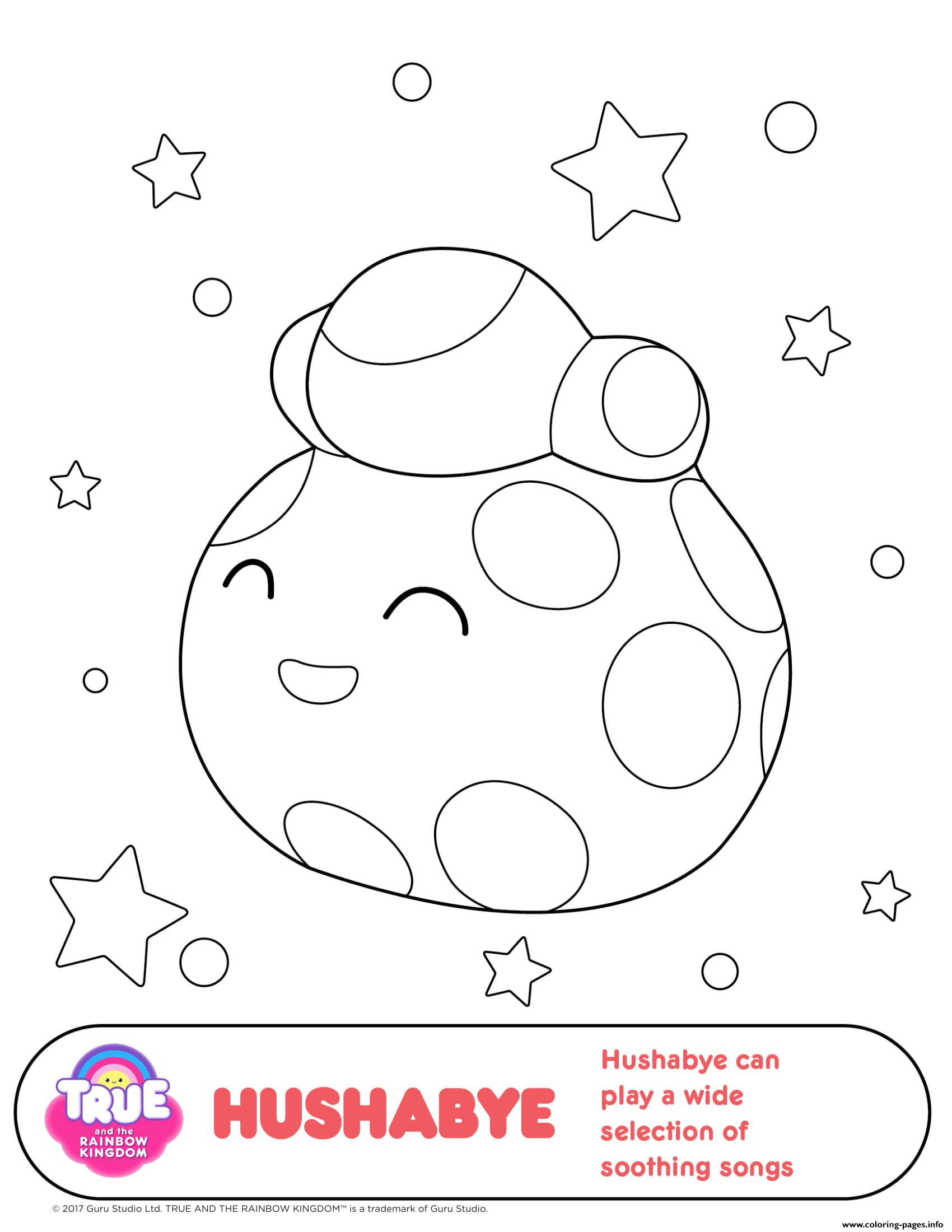 True And The Rainbow Kingdom Coloring Pages
 Hushabye 1 True And The Rainbow Kingdom Coloring Pages