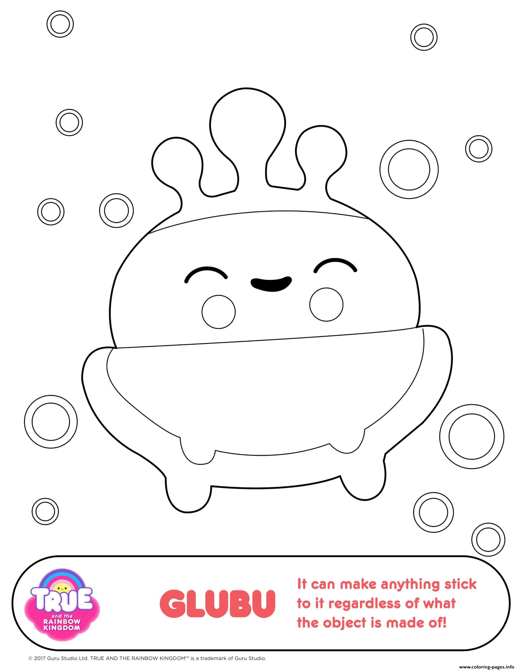 True And The Rainbow Kingdom Coloring Pages
 GluBu 1 True And The Rainbow Kingdom Coloring Pages Printable