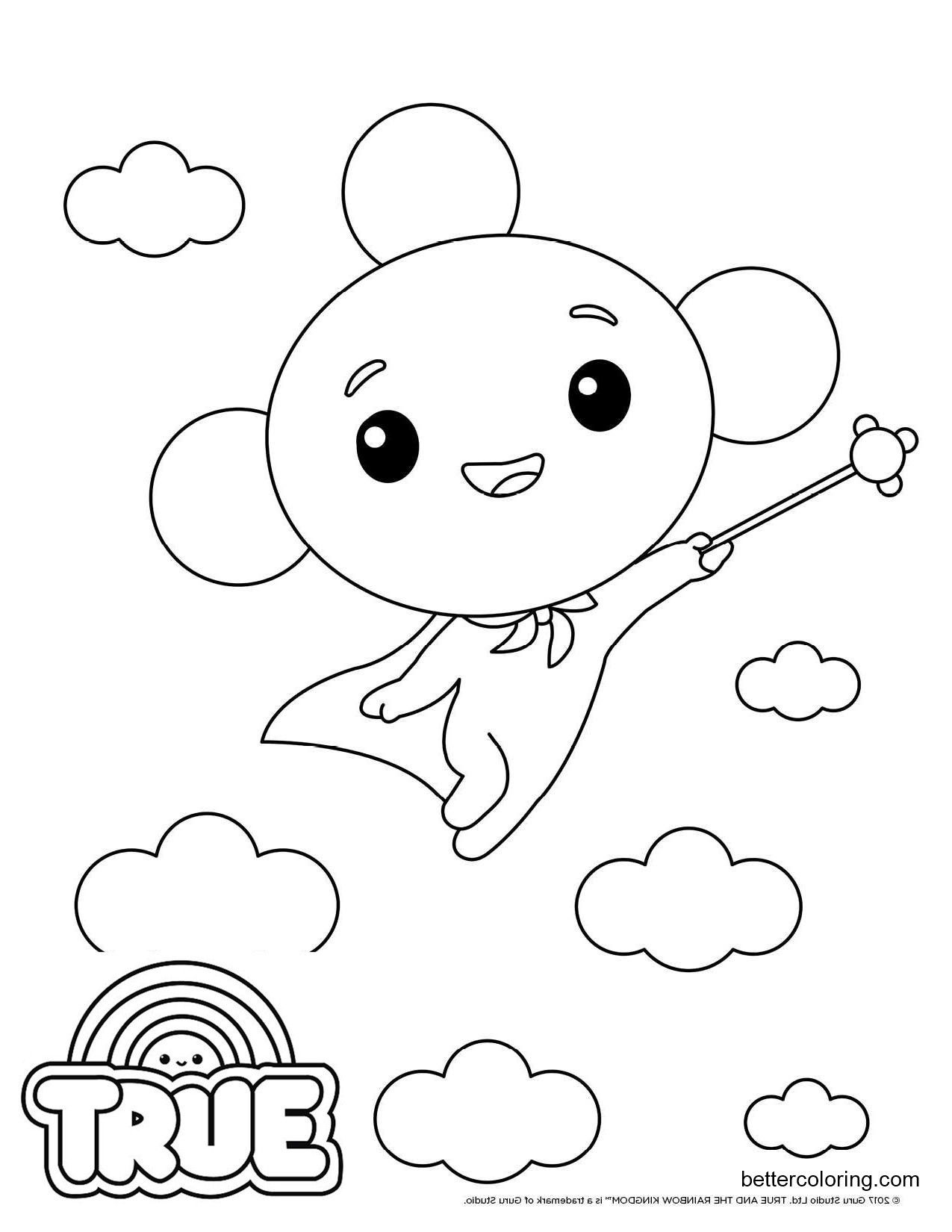 True And The Rainbow Kingdom Coloring Pages
 True and the Rainbow Kingdom Coloring Pages Rainbow King