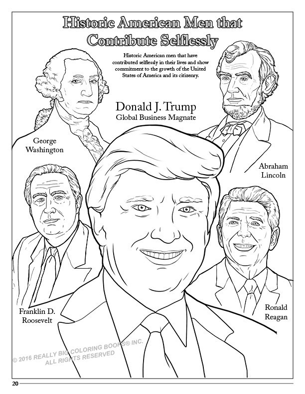 Trump Coloring Book
 New Trump Coloring Book Lets You Find the Perfect Crayon