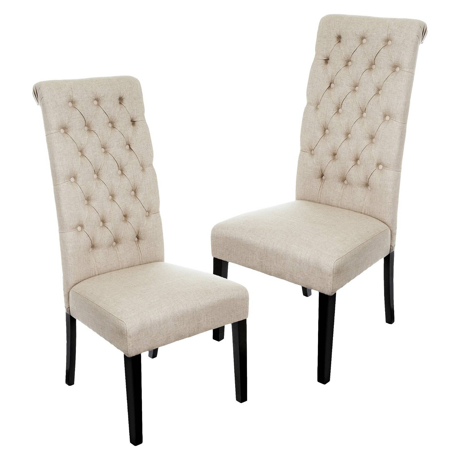 Best ideas about Tufted Dining Chair
. Save or Pin Tufted Tall Dining Chair Wood Set of 2 Christopher Now.