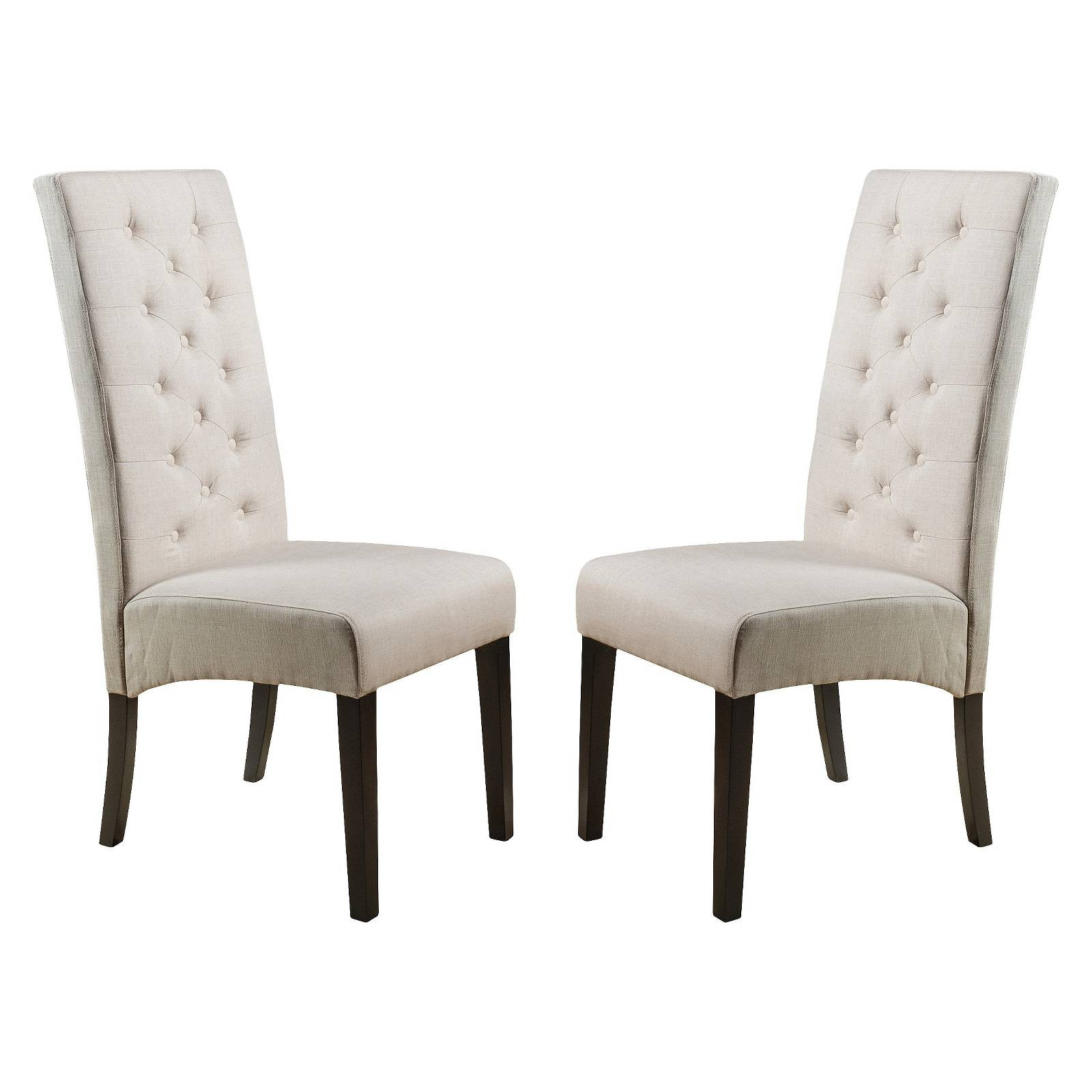 Best ideas about Tufted Dining Chair
. Save or Pin Tufted Tall Dining Chair Wood Set of 2 Christopher Now.