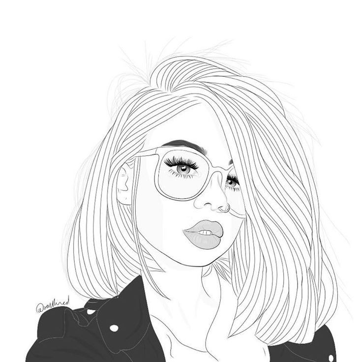 Tumblr Girl Coloring Pages
 Tumblr Girl Drawing Simple Drawings Art Gallery