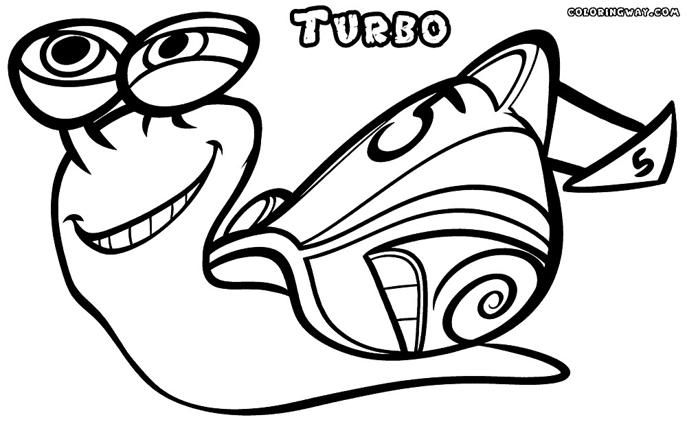 Turbo Coloring Pages
 Turbo coloring pages