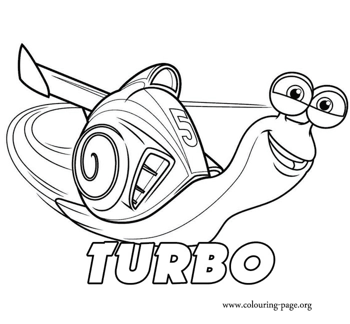 Turbo Coloring Pages
 Turbo Turbo coloring page