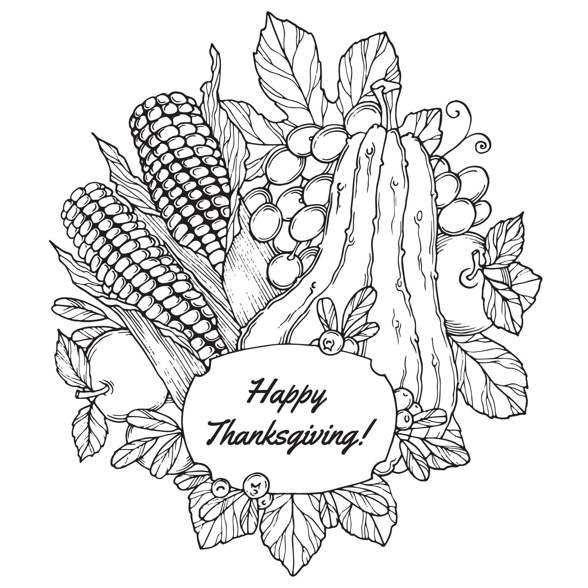 Turkey Coloring Pages For Adults
 Thanksgiving Coloring Pages For Adults Coloring Home