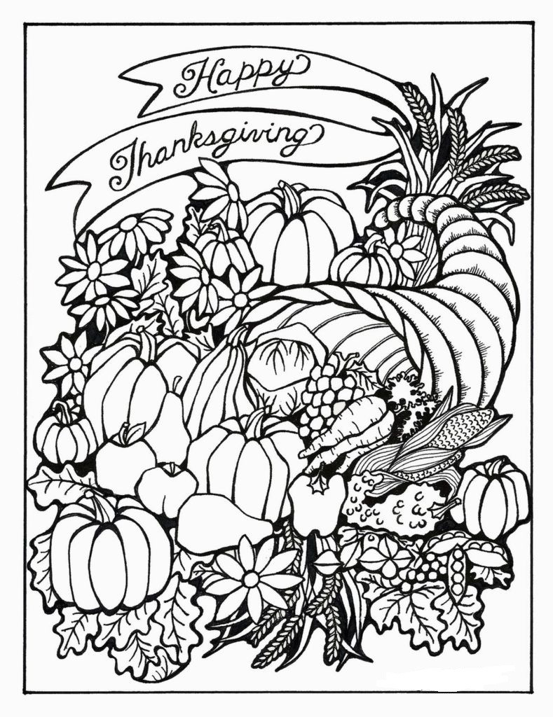 Turkey Coloring Pages For Adults
 Thanksgiving Coloring Pages For Adults to and