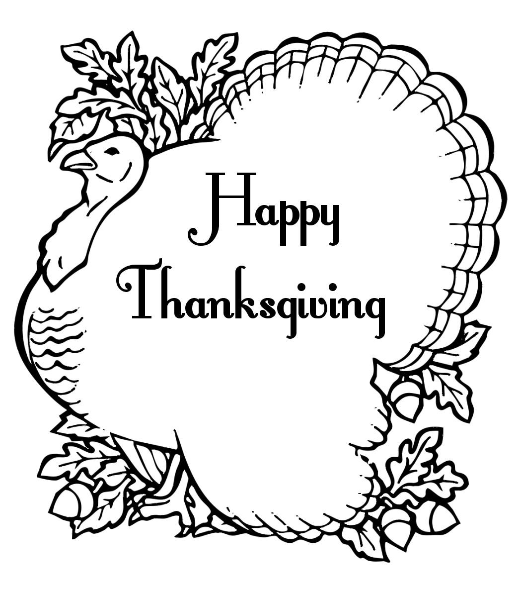 Turkey Coloring Pages For Adults
 Free Printable Thanksgiving Coloring Pages For Kids