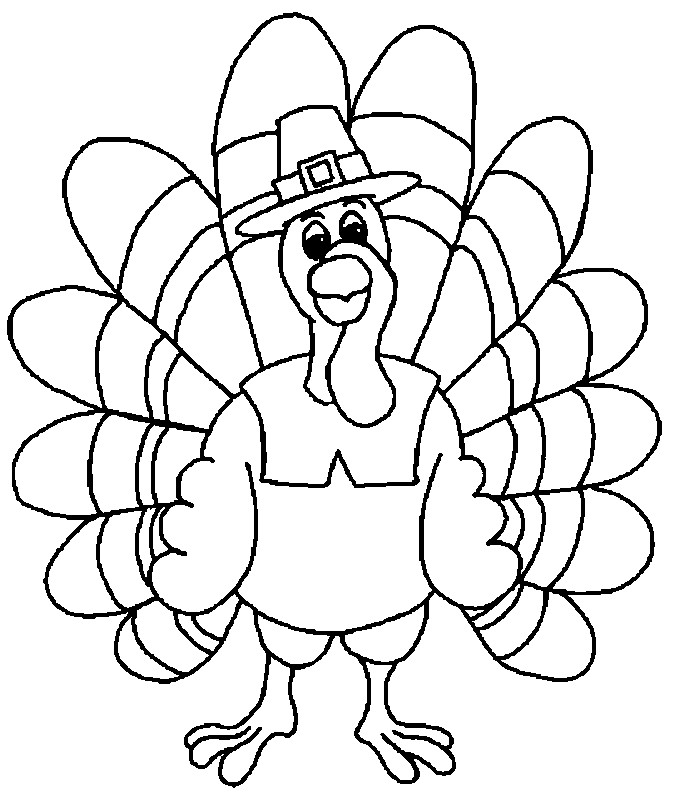 Turkey Coloring Pages Printable
 Free Printable Thanksgiving Coloring Pages For Kids