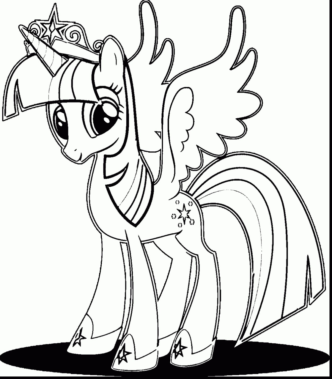 Twilight Coloring Sheets For Girls
 Twilight Sparkle Coloring Pages Printable Free Coloring