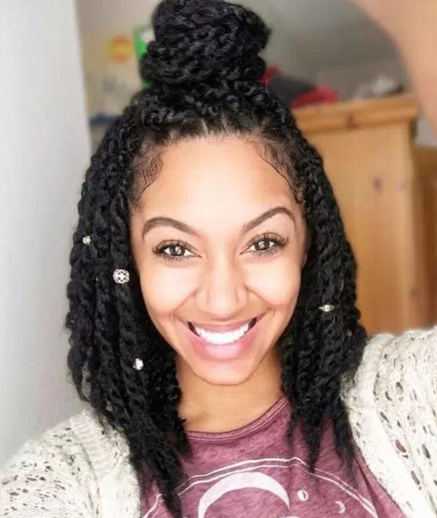 Twisted Natural Hairstyles
 Mini Twists on Short Natural Hair
