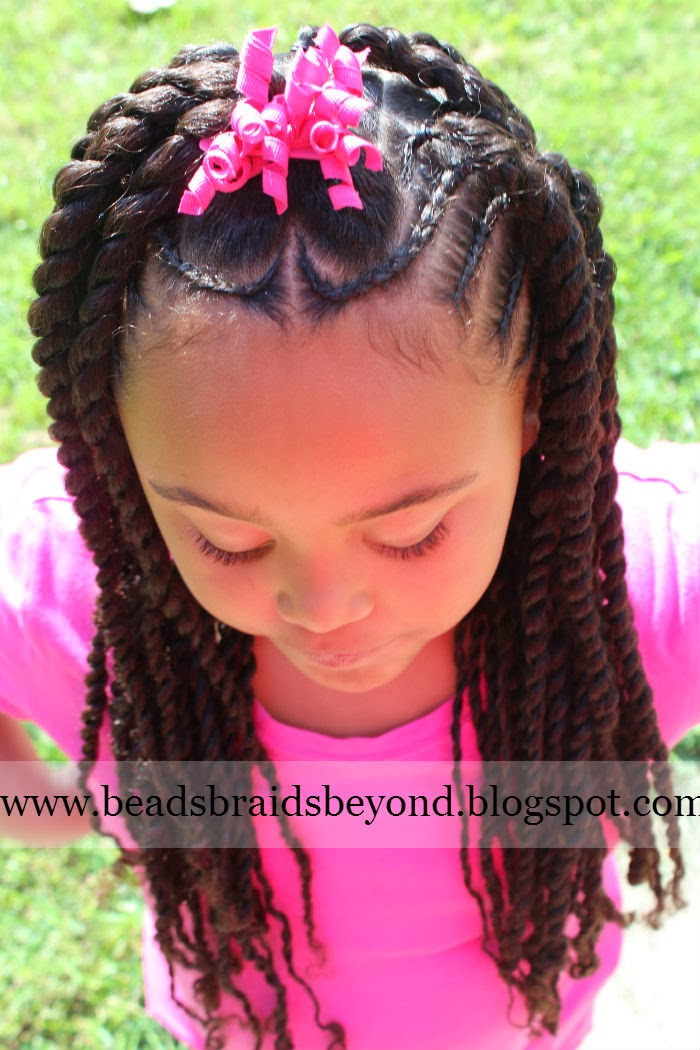 Twists Hairstyles For Little Girls
 Beads Braids and Beyond Cornrows Twists & Hearts Oh My