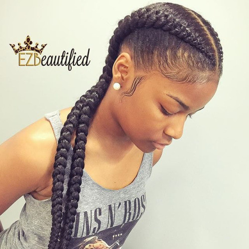 Two Braid Hairstyles
 Eye Catching Goddess Braids Charming Goddess Braids