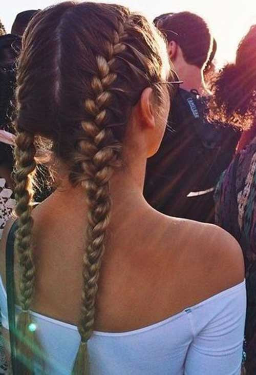 Two Braided Hairstyles
 20 Cute Styles for Long Hair