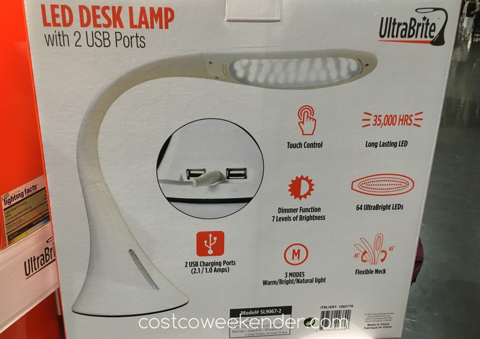 Best ideas about Ultrabrite Led Desk Lamp
. Save or Pin UltraBrite LED Desk Lamp model SL9067 2 with 2 USB Ports Now.