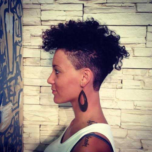 Undercut Hairstyle Black Women
 15 New Short Curly Haircuts for Black Women