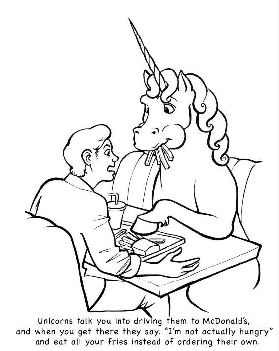 Unicorns Are Jerks Coloring Book
 10 Bizarre Coloring Books for Adults