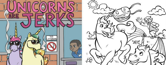 Unicorns Are Jerks Coloring Book
 The 10 Best Colouring Books For Adults