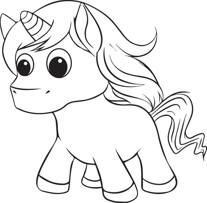 Unicorns Coloring Pages For Kids
 Unicorn To Color And Print The Art Jinni