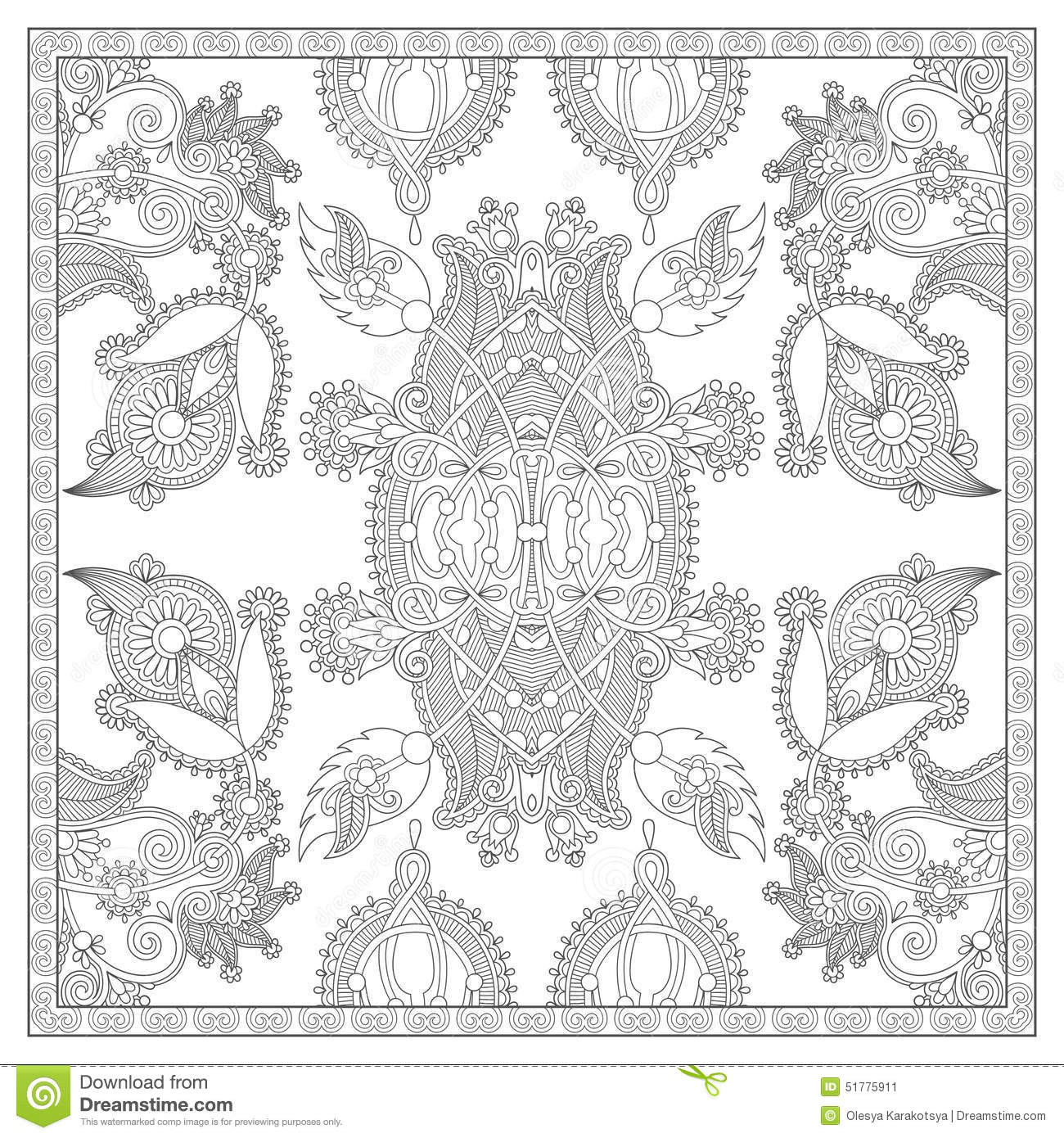 Best ideas about Unique Adult Coloring Books
. Save or Pin Unique Coloring Book Square Page For Adults Stock Vector Now.