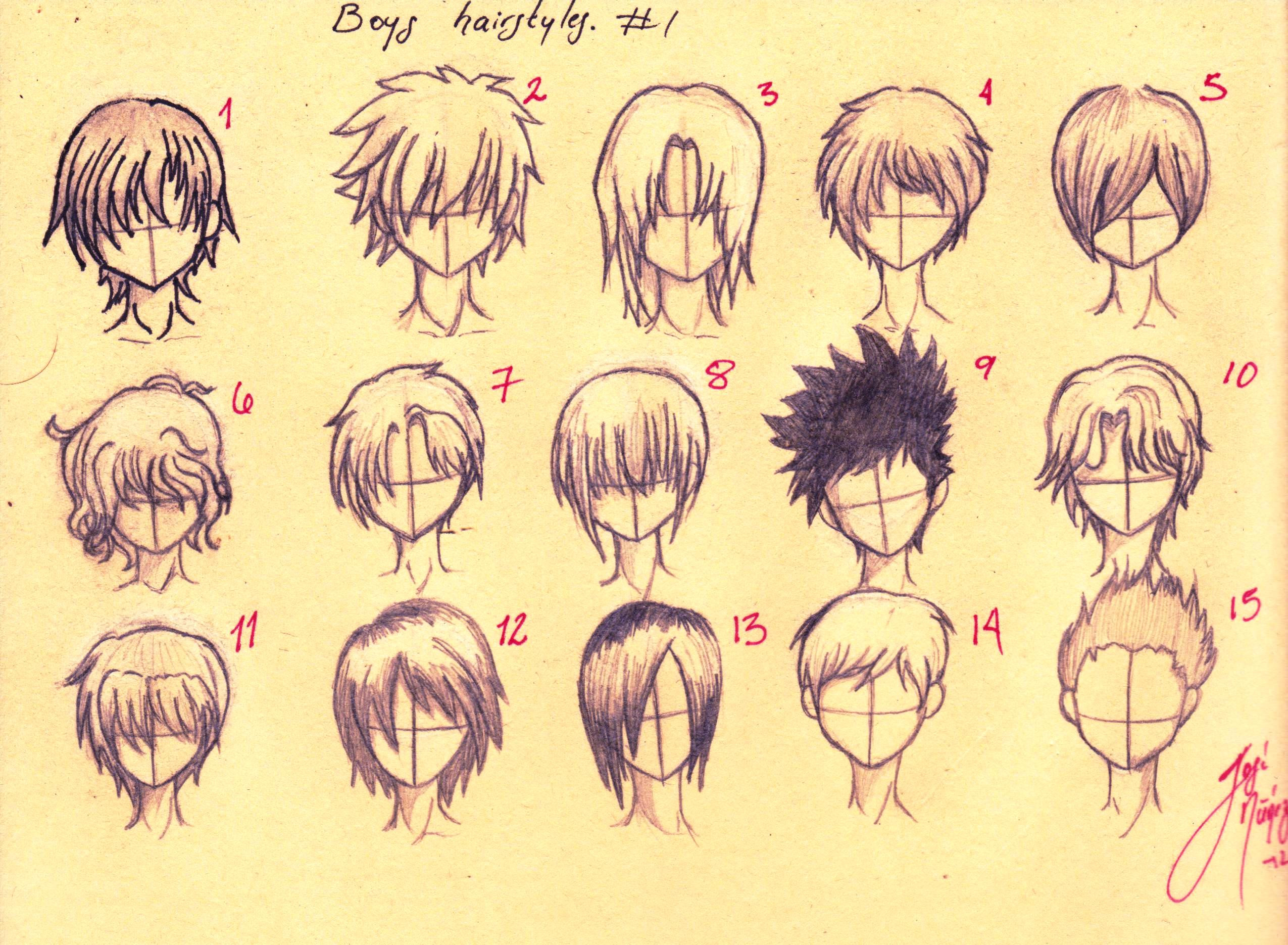 Unique Anime Hairstyles
 Basic hairstyles for Cool Anime Hairstyles Best images