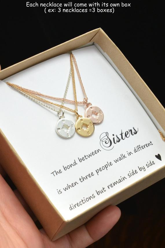Unique Birthday Gifts For Sisters
 Personalized Sister Gift Sister Gift Jewelry Sister Jewelry