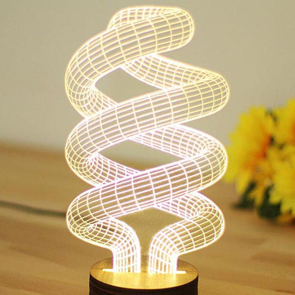 Best ideas about Unique Desk Lamps
. Save or Pin Novelty Unique 3D Illusion Bulb Lamp Night Light USB Table Now.