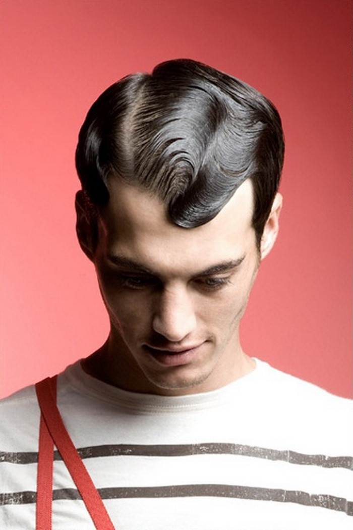 Unique Male Hairstyles
 Black Hair Finger Waves For Men