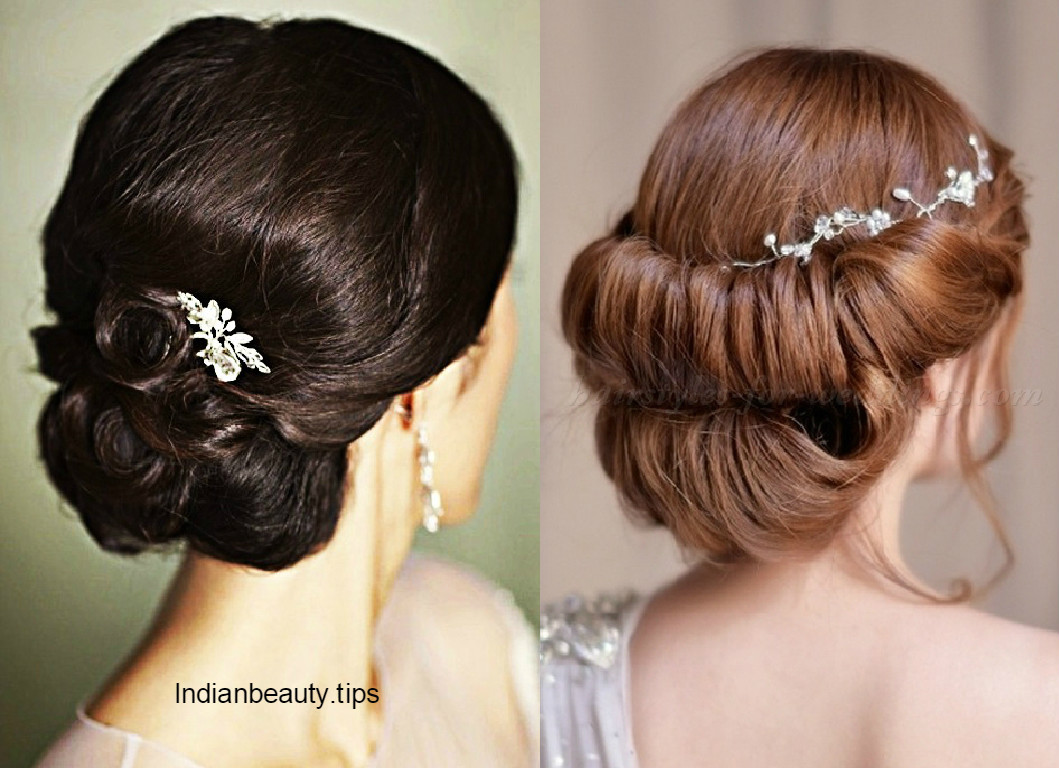 Updo Bun Hairstyle
 Bridal Hairstyles Messy Bun