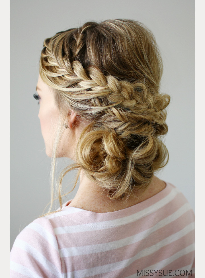 Updo Hairstyle With Braids
 10 Beautiful Braided Updos from Missy Sue Ellie Wilde