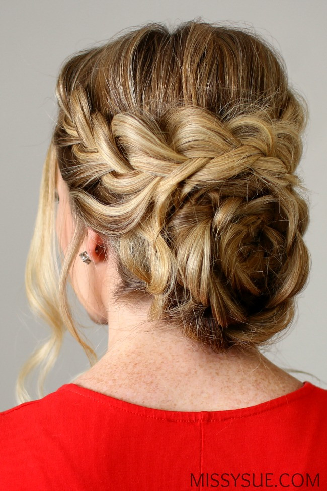 Updo Hairstyle With Braids
 Top 10 Easy Updo Hairstyles Pinned and Repinned