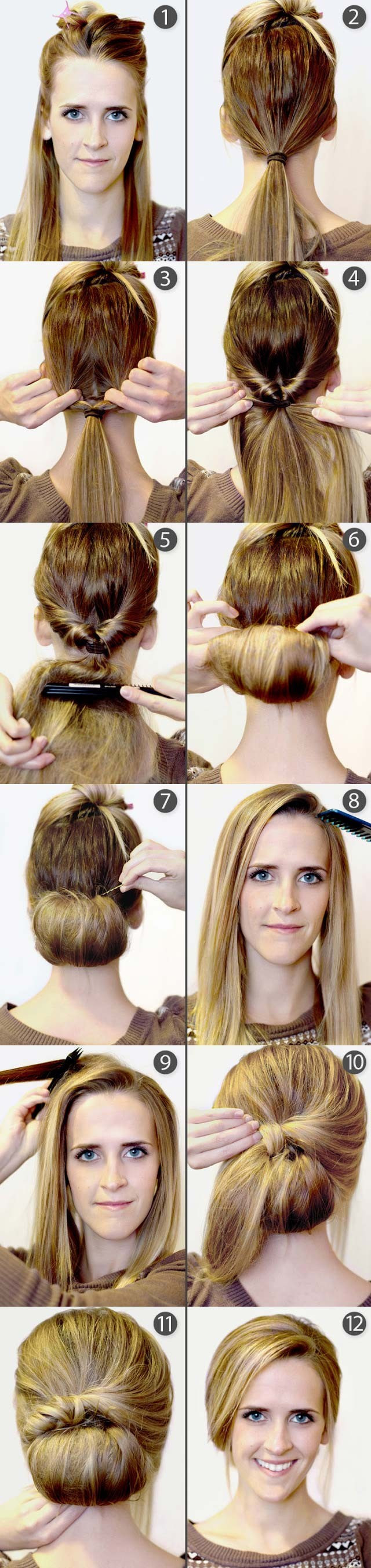 Updo Hairstyles Tutorial
 19 Pretty Long Hairstyles with Tutorials Pretty Designs