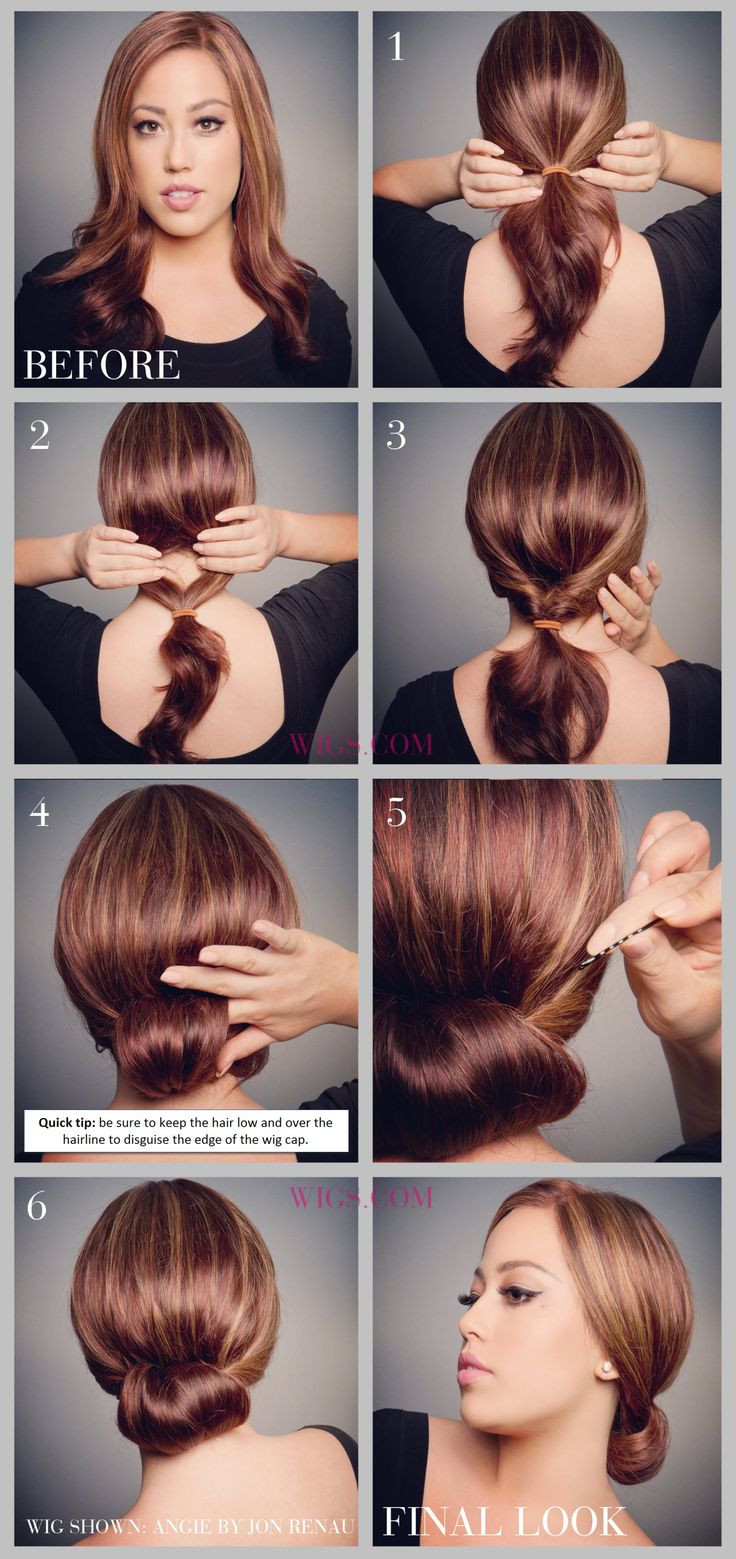 Updo Hairstyles Tutorial
 517 best Female Hairstyles Dos Cuts images on Pinterest