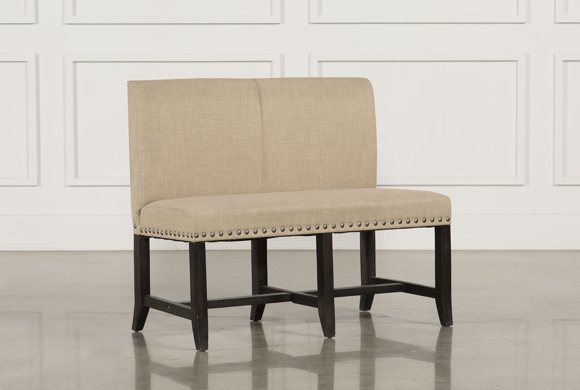 Best ideas about Upholstered Dining Bench With Back
. Save or Pin Jaxon Upholstered High Back Bench Living Spaces Now.