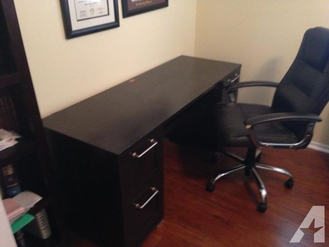 Best ideas about Used Office Furniture San Antonio
. Save or Pin Used Dark Brown fice Desk with Executive fice Chair Now.