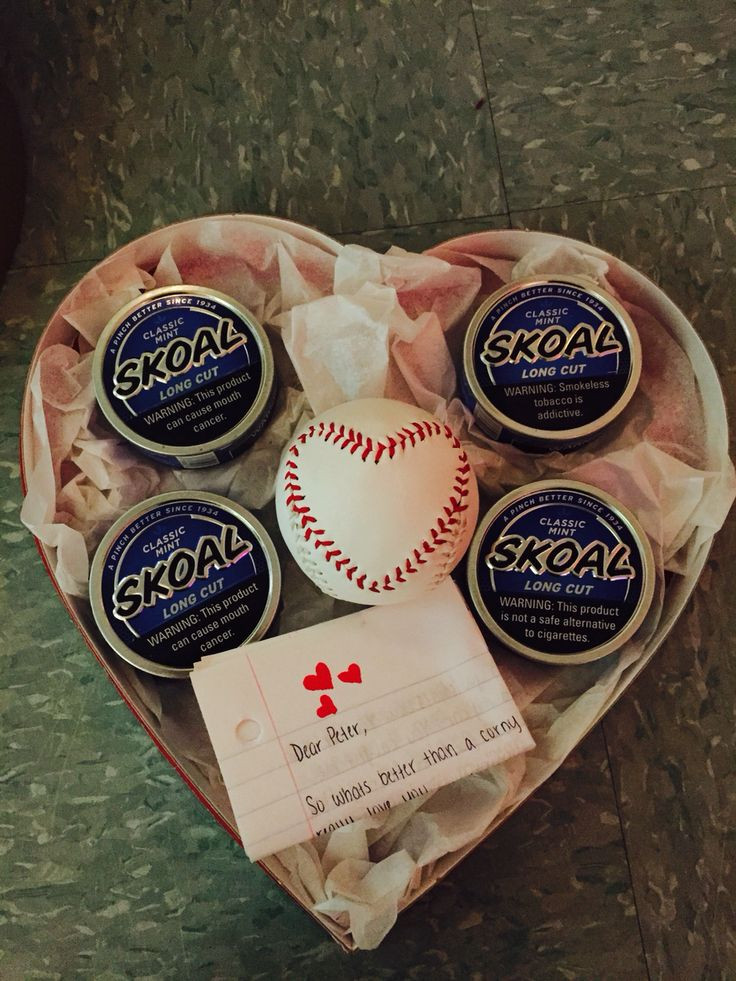 Valentine Boyfriend Gift Ideas
 Valentine s Day t for him baseball girlfriend