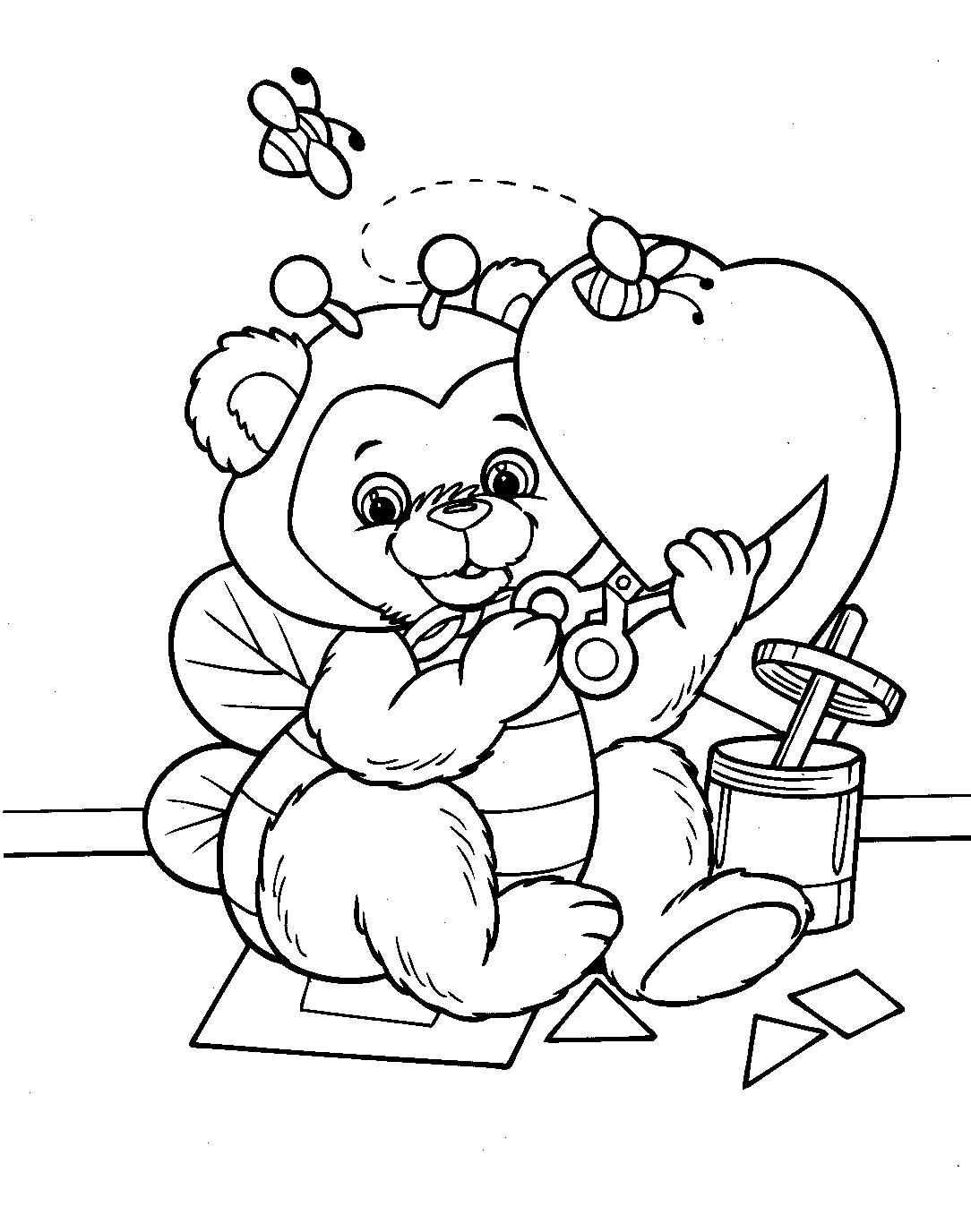 Valentine Coloring Book Pages
 Free Printable Valentine Coloring Pages For Kids