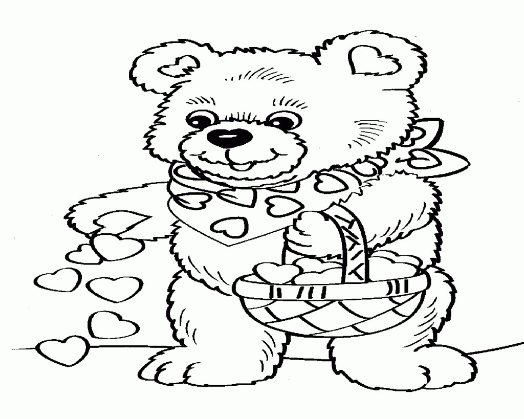 Valentine Coloring Book Pages
 Free Printable Valentine Coloring Pages For Kids