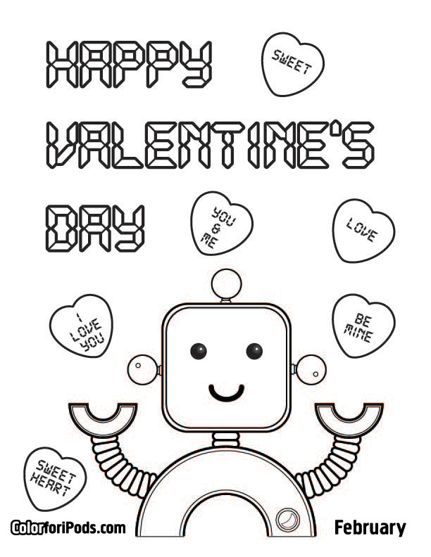 Valentine Coloring Pages For Boys
 Valentine Boy And Girl Free Colouring Pages