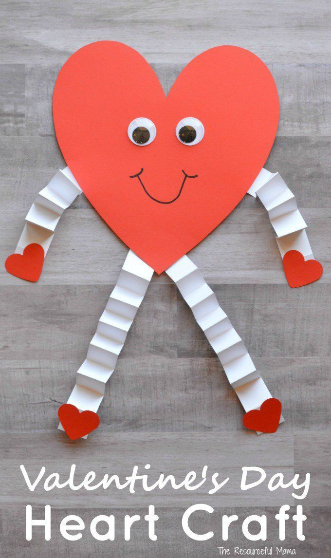 Best ideas about Valentine Craft Ideas For Kids
. Save or Pin Valentine s Day Heart Craft for Kids Now.