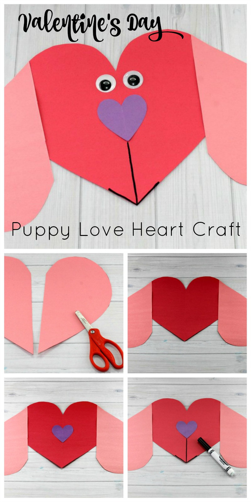 Best ideas about Valentine Crafts For Preschoolers To Make
. Save or Pin Puppy Love Preschool Heart Craft to Make this Valentine s Day Now.