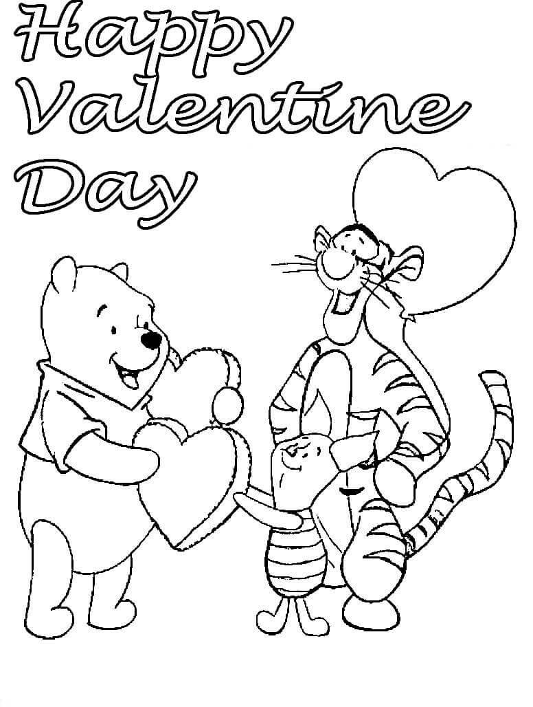 Valentine Day Coloring Pages
 Free Printable Valentine s Day Coloring Pages