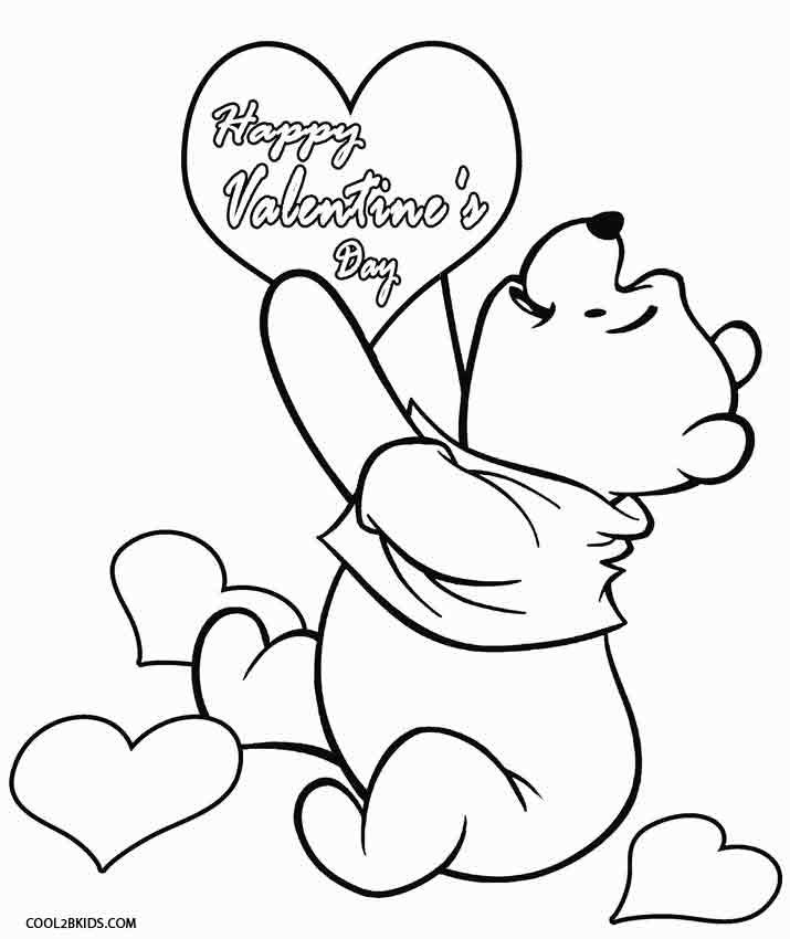 Valentine Free Coloring Sheets
 Printable Valentine Coloring Pages For Kids