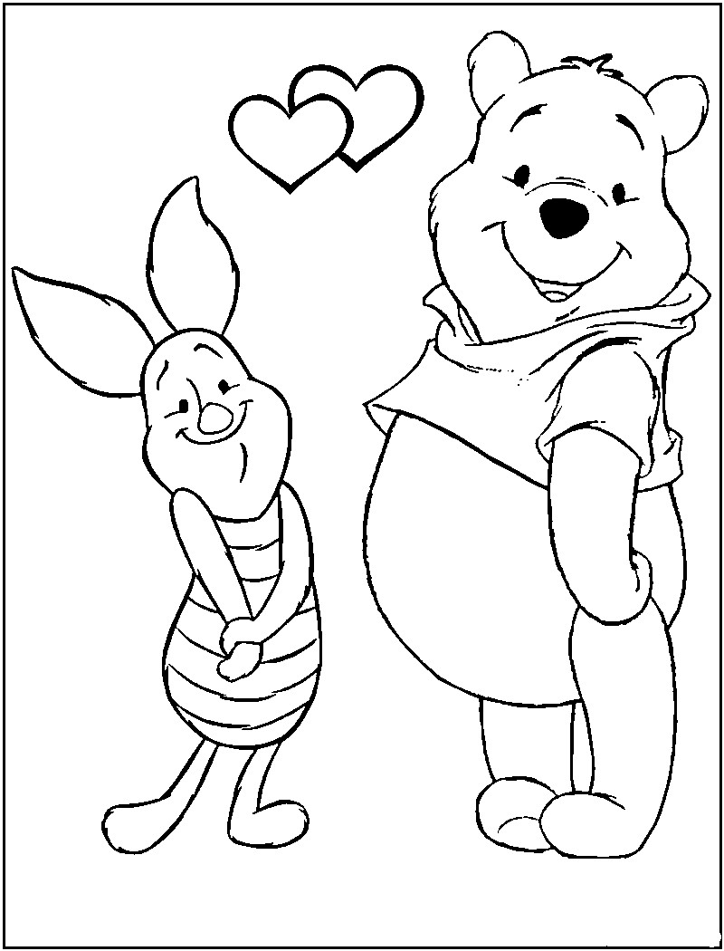 Valentine Free Coloring Sheets
 Free Printable Valentine Coloring Pages For Kids