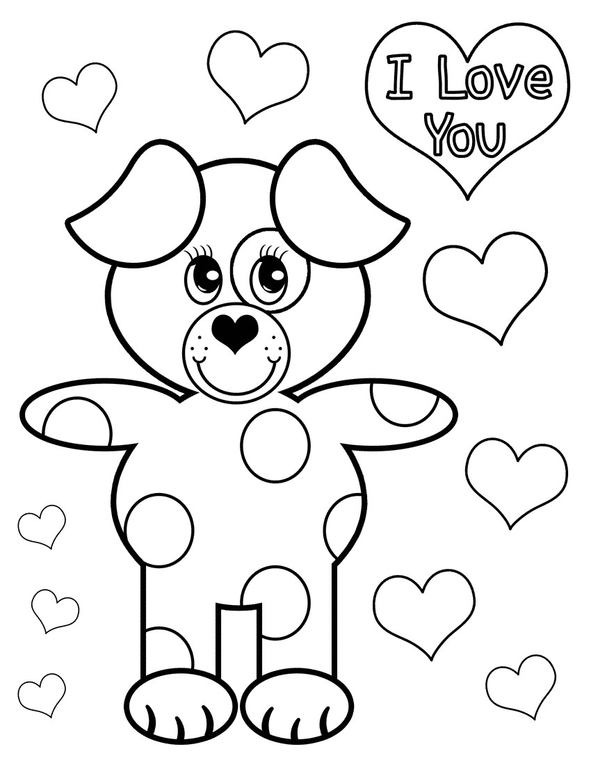 Valentine Free Coloring Sheets
 Valentines Day Coloring Pages Best Coloring Pages For Kids